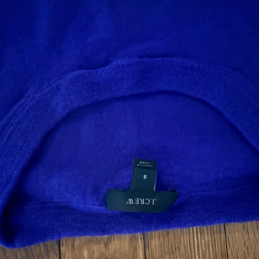 J. Crew Vibrant Blue sweater - Picture 2 of 5